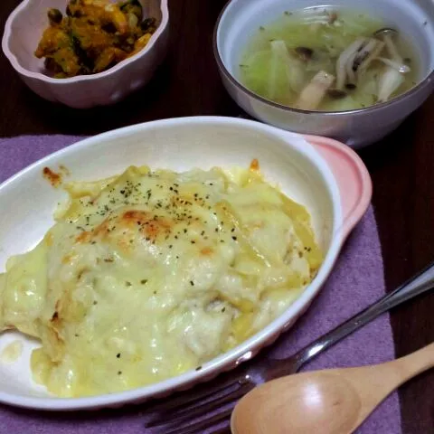 マカロニグラタンのお夕飯*|あささん