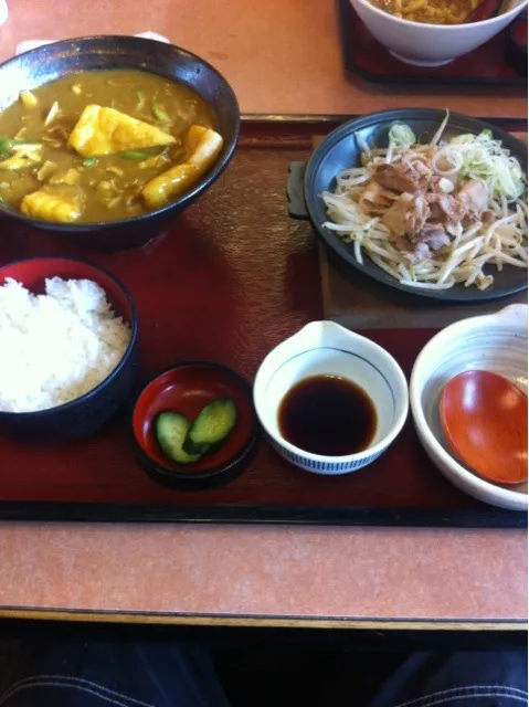 カレーうどんランチ|ゆうさくさん