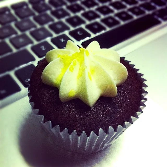 Choco with lemon cream cupcake|lishanさん