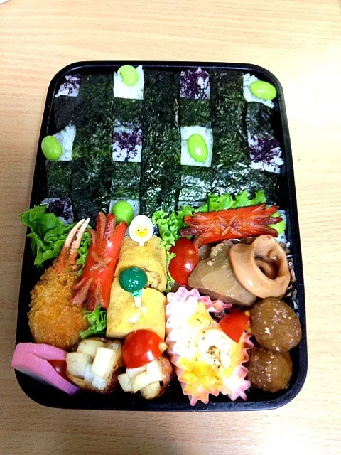 Snapdishの料理写真:高校生弁当🍙|へなさん