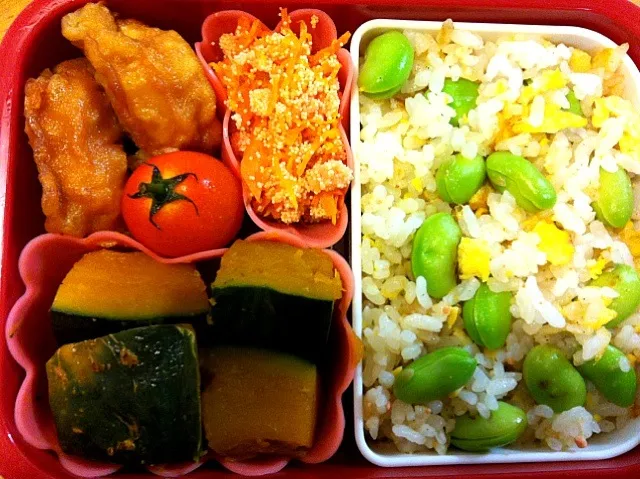 枝豆チャーハン弁当|もえさん