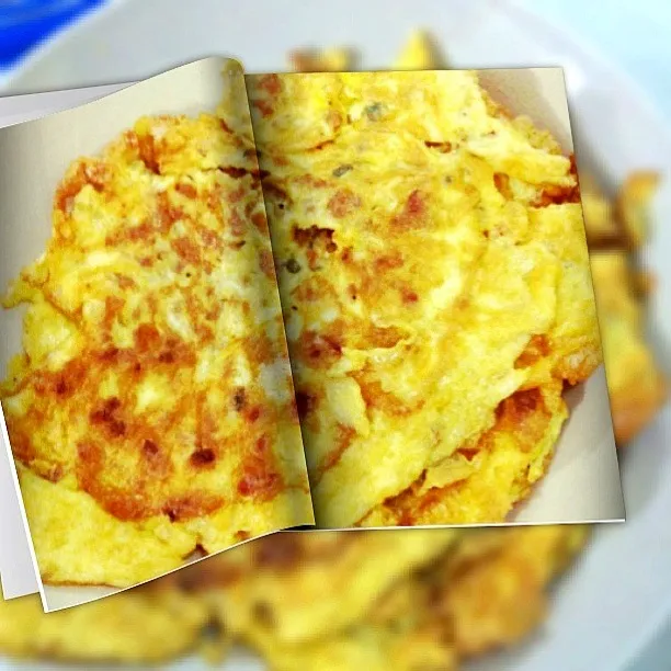 Pan fried mince meat beaten eggs|laumeikuanさん