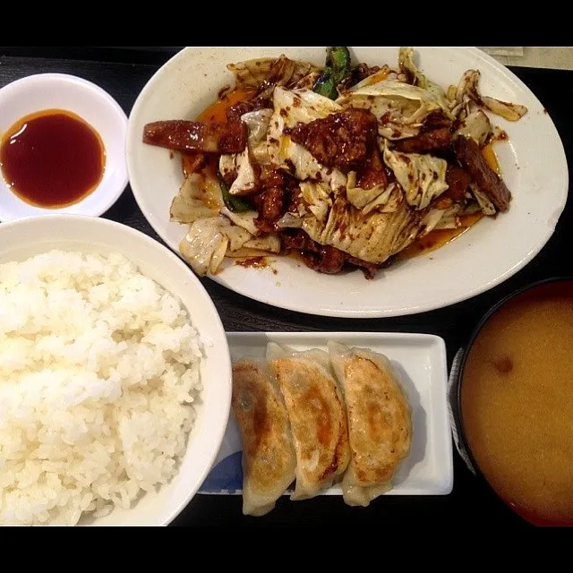 回鍋肉定食|こじゅわいさん
