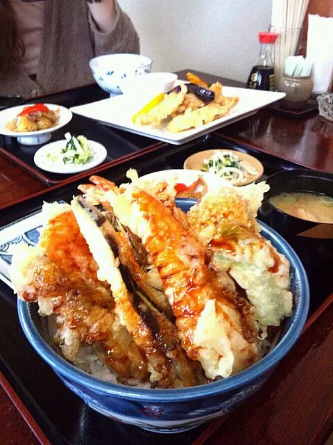 今日のランチ♪  天丼|朝倉  悦子さん