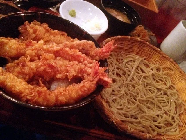 エビ天丼そばセット|chan mitsuさん