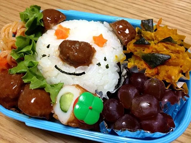 年長さんのお弁当☆目が星のミジュマルとちょっとハロウィン♪|satomiさん