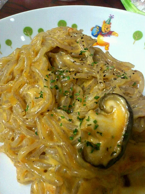 糸こんにゃくパスタ～(*`・3・)ﾉ|ゆきどんさん