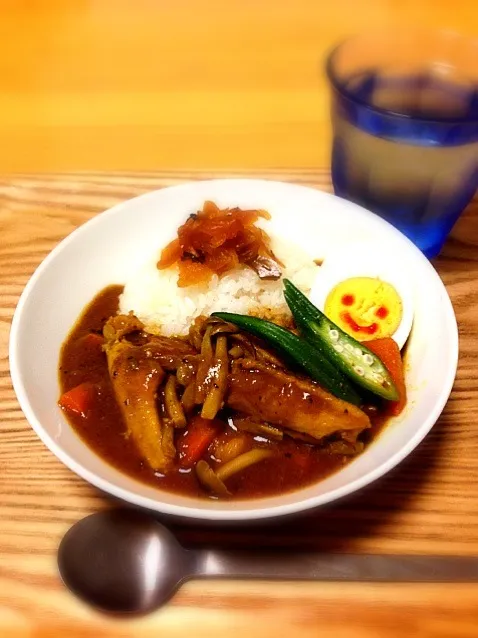 Snapdishの料理写真:我が家のチキンカレー|〜かもねぎポン酢食堂〜TOMOEさん