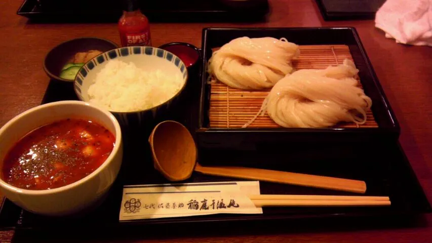 つけうどん（魚介のﾄﾏﾄｽｰﾌﾟ）|ひとみさん