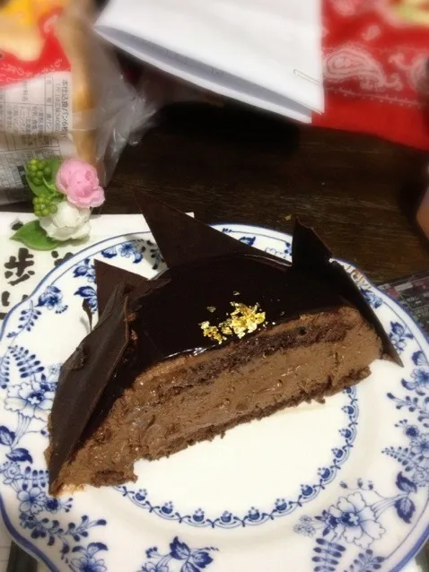 長男の友達作成のチョコケーキ💓|hatsueさん