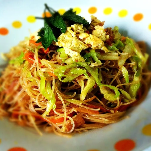 Fried rice vermicelli with stew pork|shirlynさん