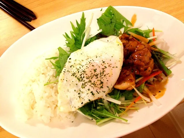 10/18 鶏肉ステーキ丼|ちあきさん