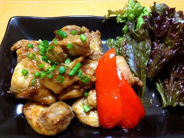 鶏肉のねぎマヨポン焼き|ちかこさん