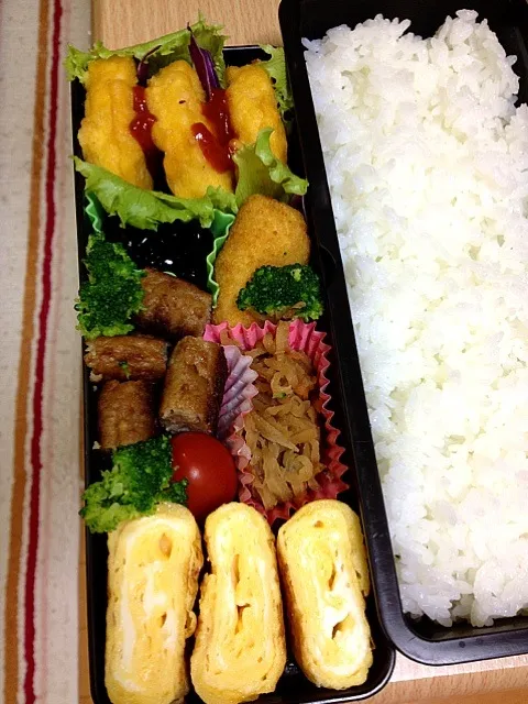 Snapdishの料理写真:旦那さんのお弁当|カズミさん