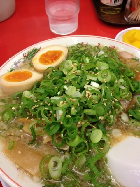 Snapdishの料理写真:味玉トッピングの味噌ラーメン|yujiさん