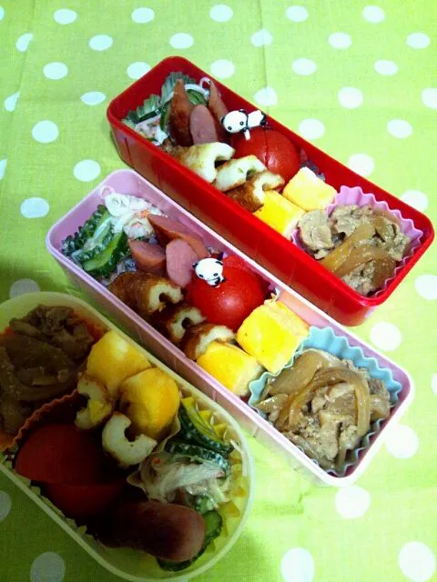 Snapdishの料理写真:娘と私のお弁当♪|chii614さん