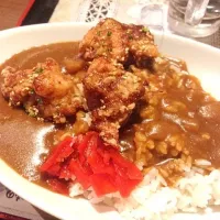 Snapdishの料理写真:ピリ辛ザンギカレー|saoさん