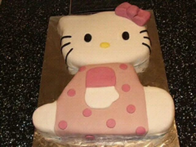 Snapdishの料理写真:Hello kitty cake|keely priceさん