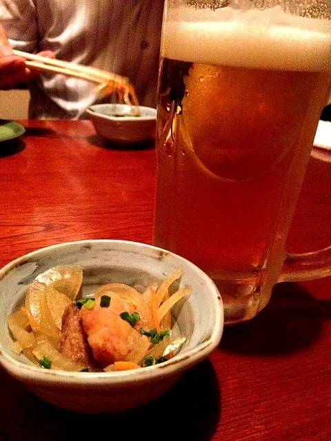 🍻とお通しの鯖の南蛮漬け🐟|ちーねーさん