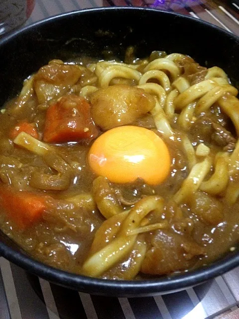 肉じゃがリメイクでカレーうどん|cocoさん