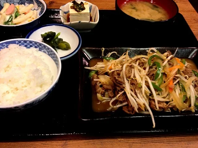 肉野菜定食|堀江史朗さん