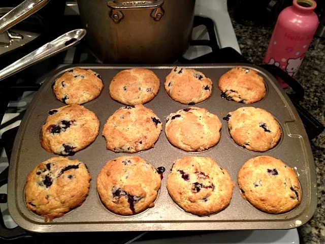 Test kitchen blueberry muffins!|toffanyさん