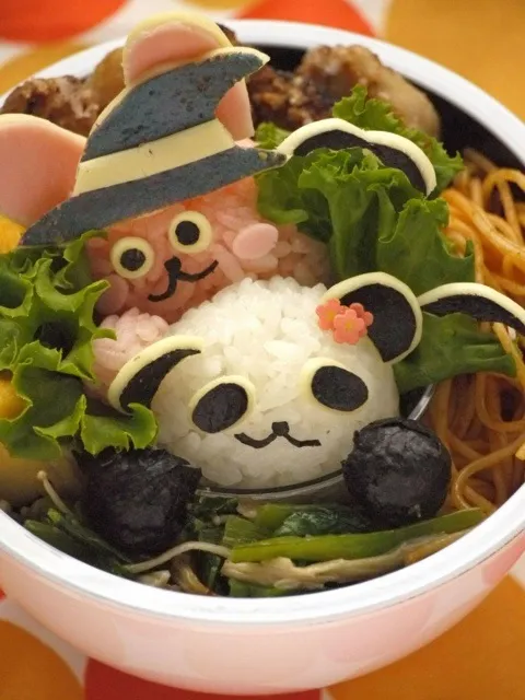 Snapdishの料理写真:31のアイスクリーム風ハロウィン弁当🎃|tomさん