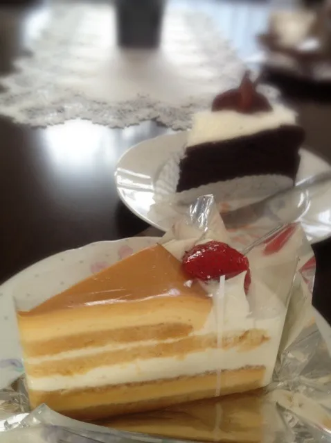 いただき物のケーキ|花あらしさん