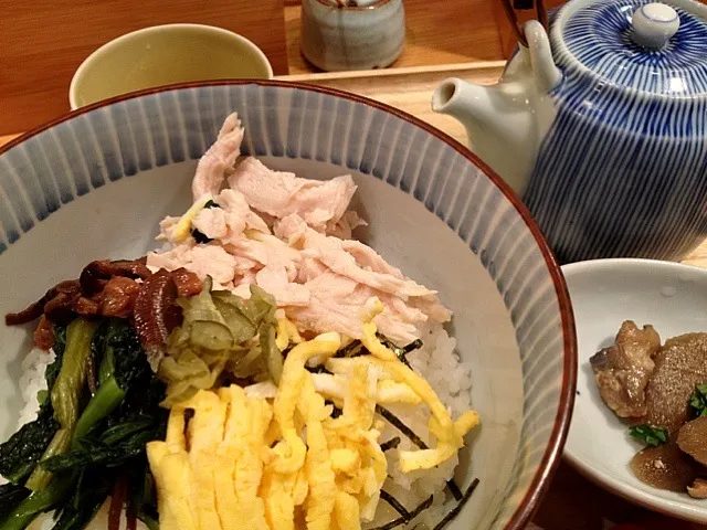 Snapdishの料理写真:鶏飯風だし茶漬け#だし茶漬けえん|Ryo39さん