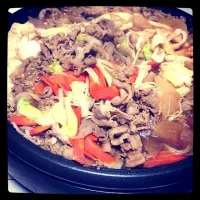 Snapdishの料理写真:Everyone loves sukiyaki :)|aki koyamaさん