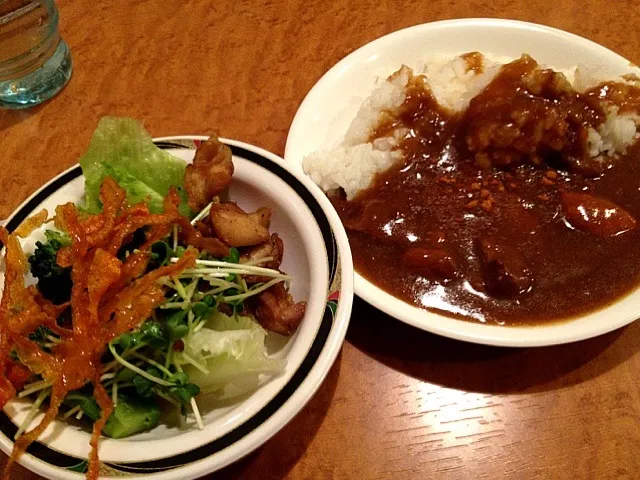 カレー、サラダは食べ放題w|Kojiさん