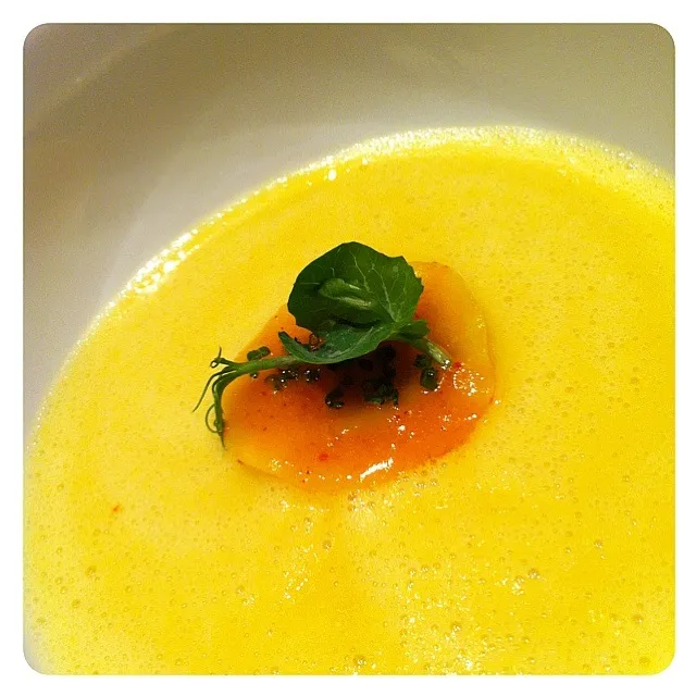 Ravioli corn soup @ Amber resto|bさん