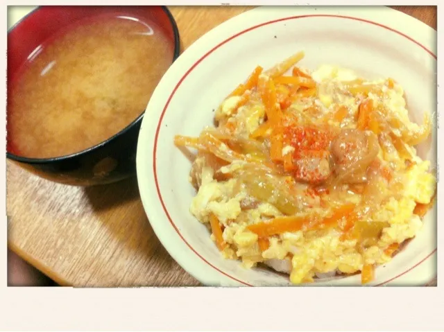 野菜たっーぷり親子丼|ぽんぬさん