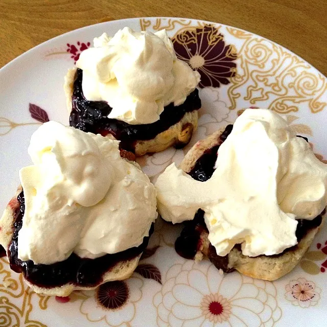 Scones and Jam and Cream yum!|what is ocodoさん