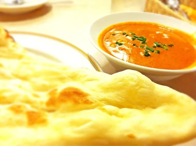 Seafood curry with naan|Makigelinaさん