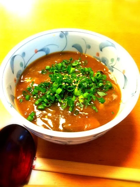 残りカレーでカレーうどん|いっこさん