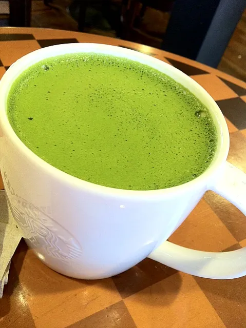 green tea latte|Jongcharoenkarnさん