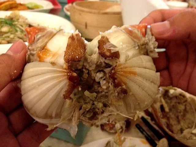 Snapdishの料理写真:Hello Kitty crab~😜|Zhouさん