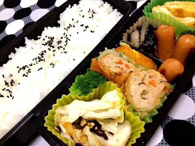 Snapdishの料理写真:旦那さん弁当☆|しょみおさん