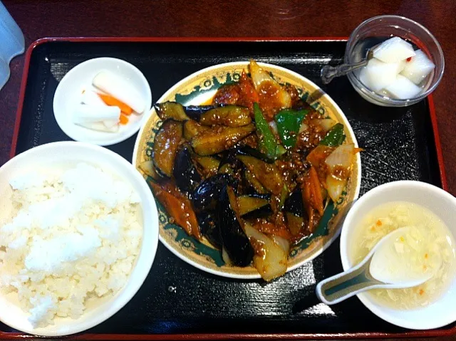 麻婆茄子定食|makioさん