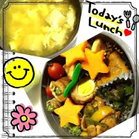 Snapdishの料理写真:今日の旦那ちゃんのお弁当|なみさん