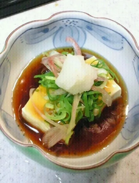 揚げ出し餡掛け豆腐‥ヾ(*'-'*) ♪|タマちゃんさん