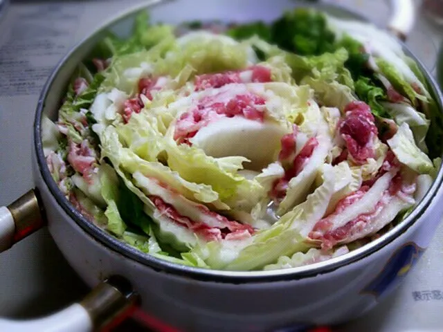 豚肉と白菜の重ね煮|にゃんこせんせーさん