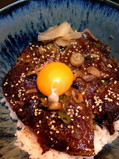 カツオの漬け丼|さかもとさん