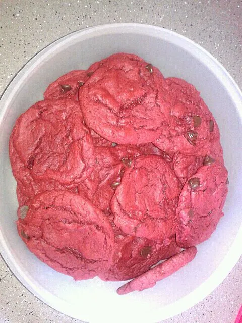 red velvet chocolate chip cookies|victoriaさん