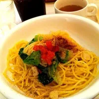 白身魚のペペロンチーノ、