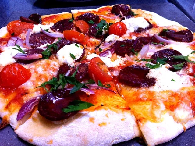 venison chorizo pizza|willzさん