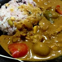 Snapdishの料理写真:チキンココナッツカレー|Midoriさん