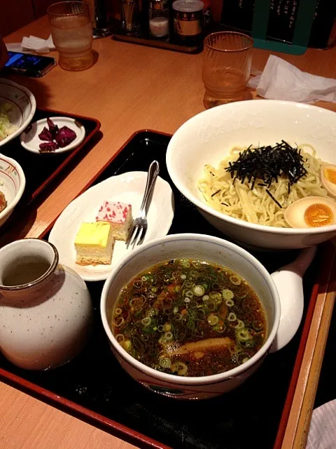 のっぴんらーめんの黒酢しょうゆつけ麺|ユキやんさん