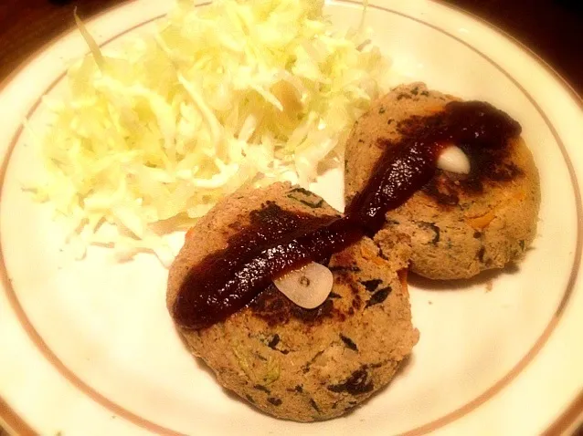 卯の花のノンオイル蒸し焼きハンバーグ|トキロックさん